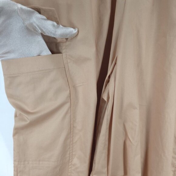 NWT ZARA Shirt-Style CARGO Full Length Oversized Jumpsuit COTTON 7901/216 Sz M&L - Picture 13 of 16